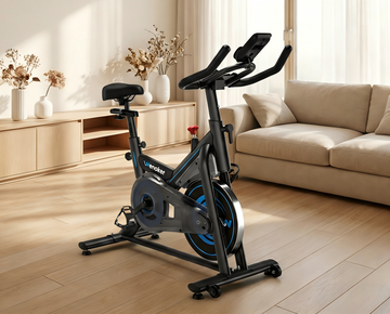 Wenoker JC318 Magnet-Heimtrainer mit besonders leiser Spinning-Technologie für die Wohnung und sanftem Widerstand.