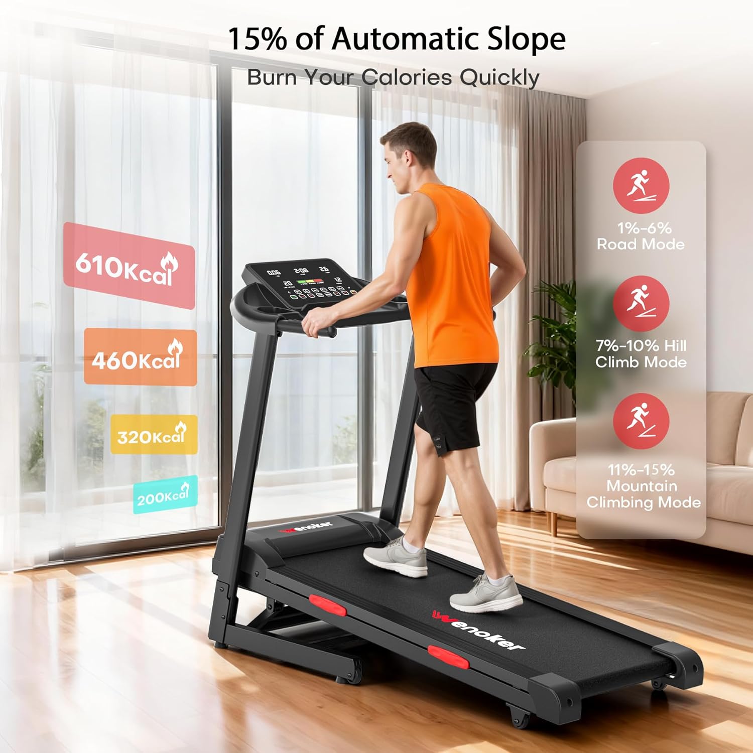 Wenoker klappbares Laufband X-T421