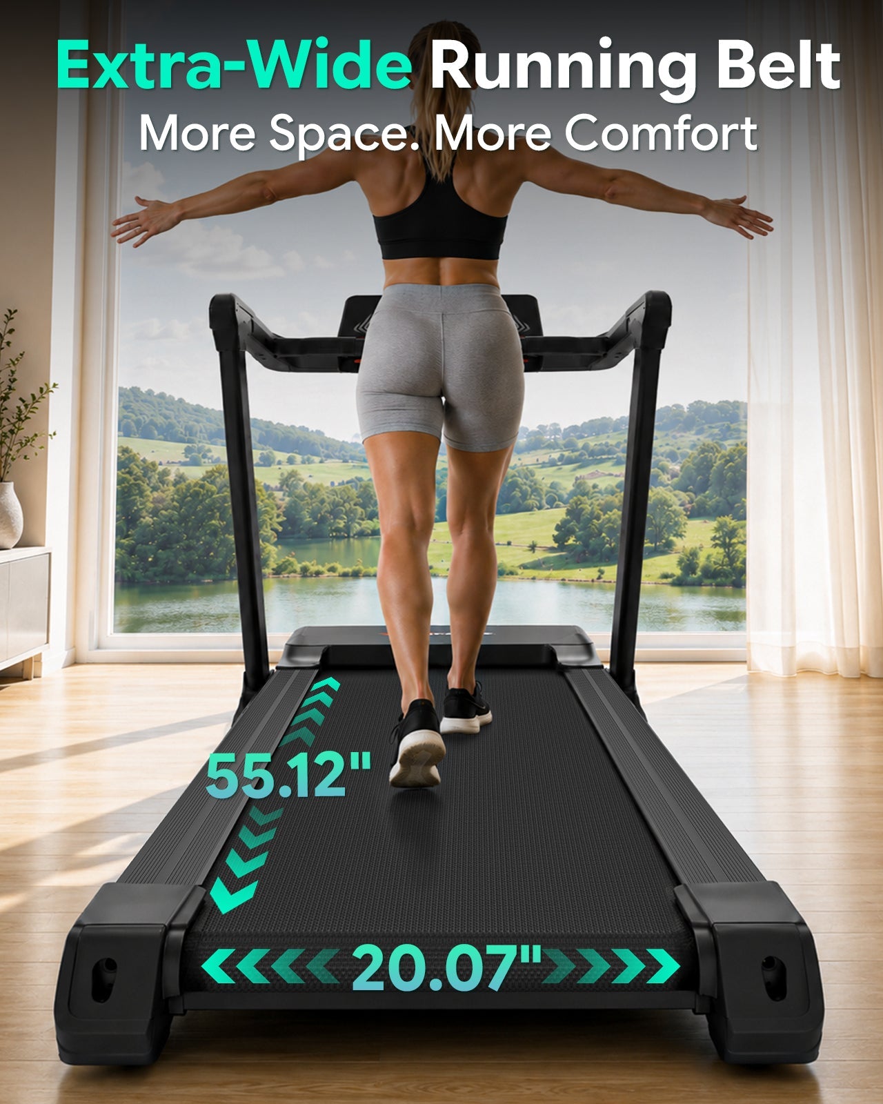Wenoker klappbares Laufband mit Steigung X-T510M (Vorbestellung Versand ca. 8/15.)