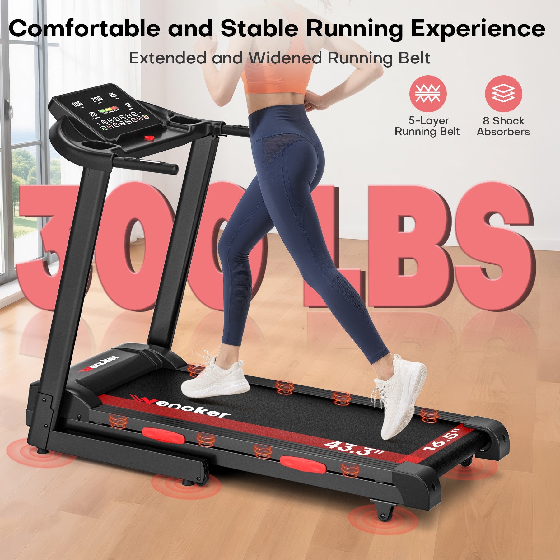 Wenoker klappbares Laufband X-T421