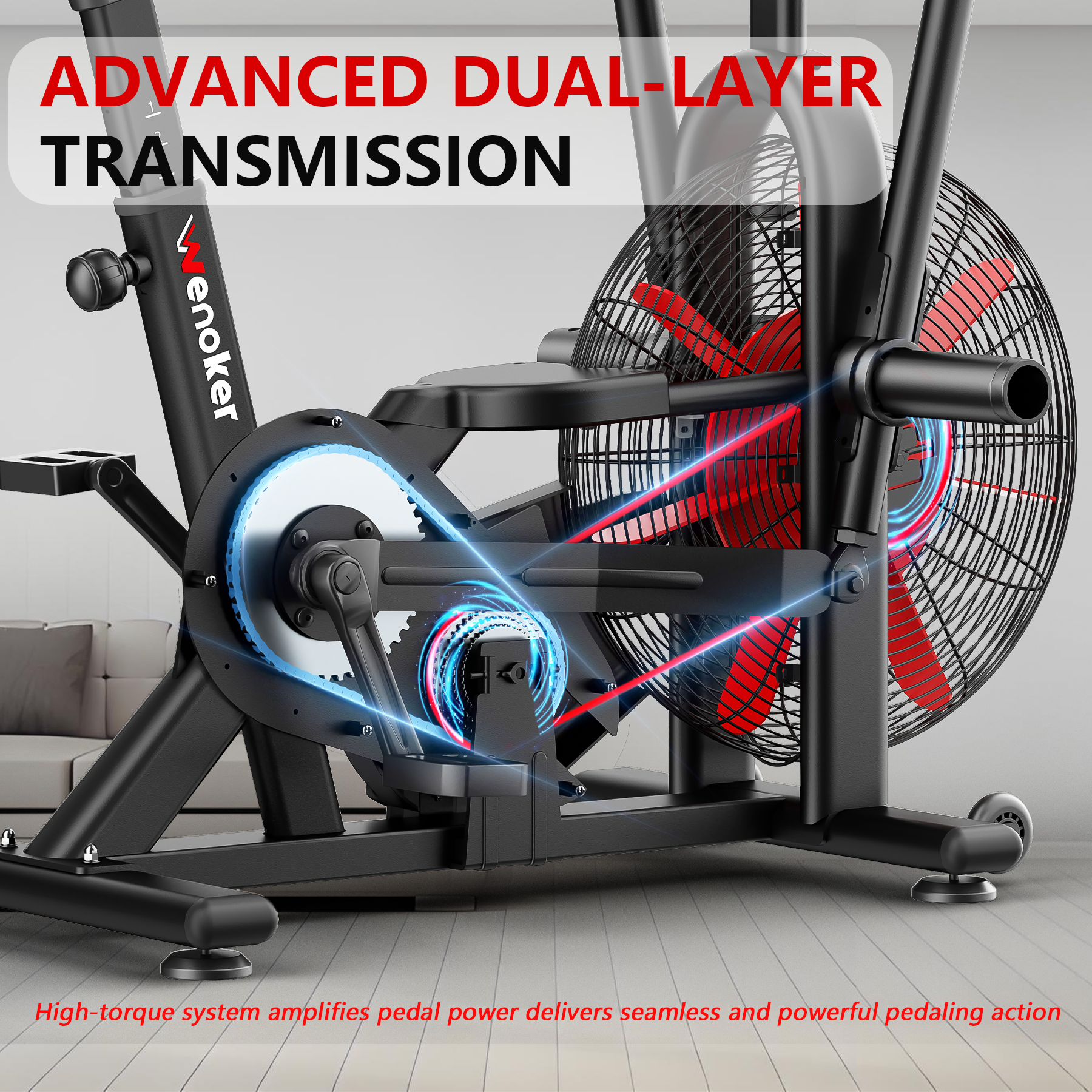 Wenoker Luftwiderstand-Heimtrainer K29650