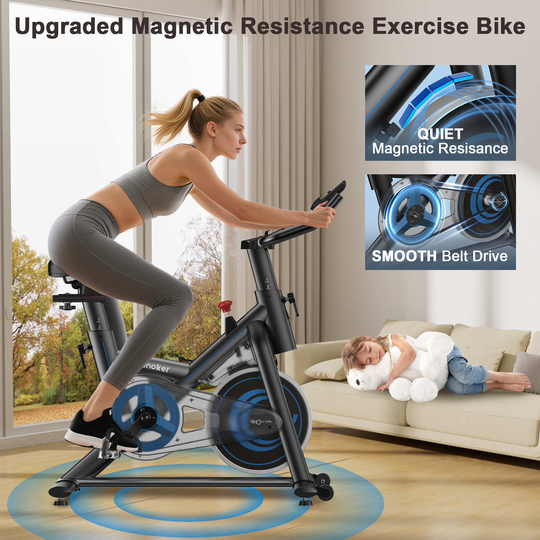 Wenoker Magnet-Heimtrainer JC318 (Blau)