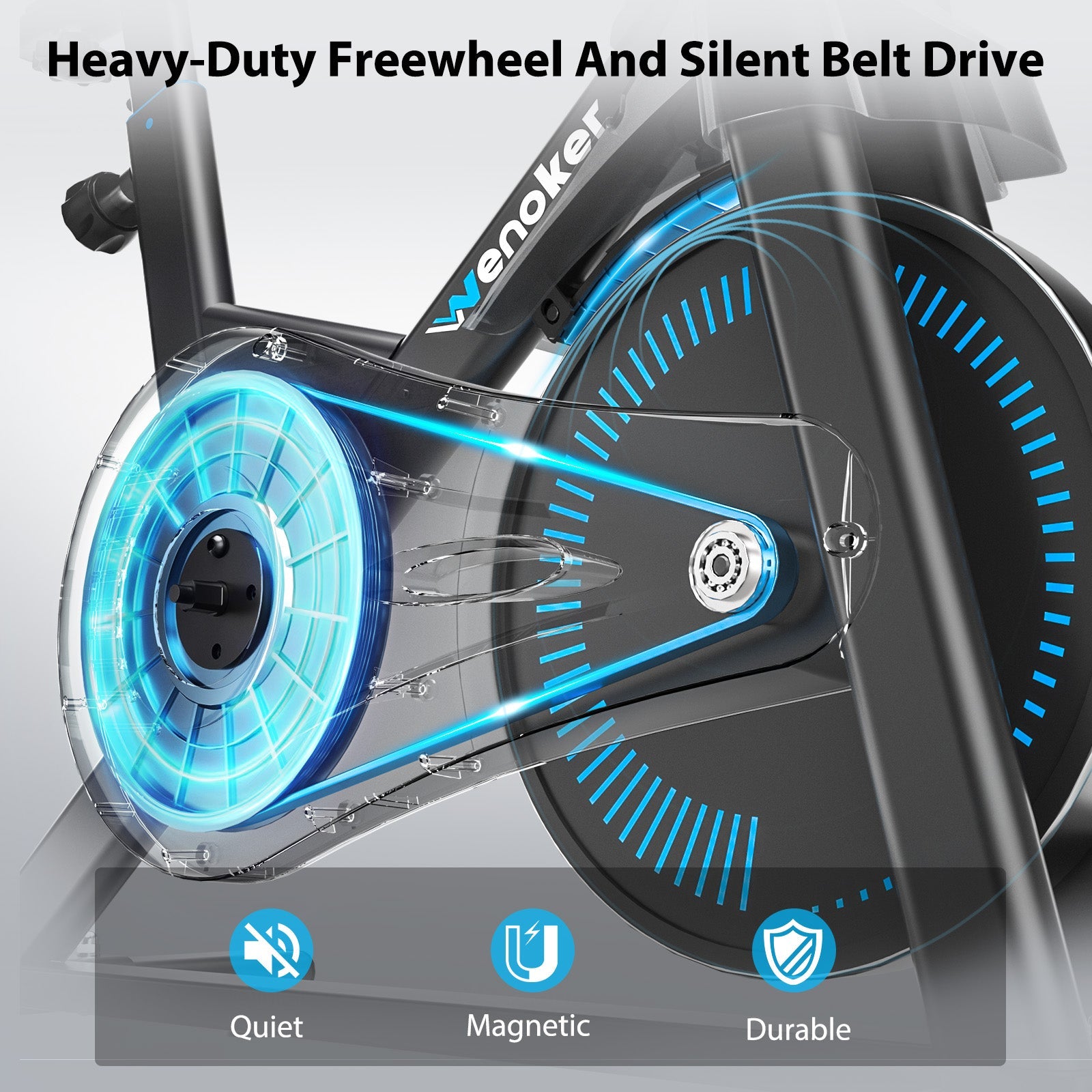 Wenoker Magnet-Heimtrainer JC302 (Blau)