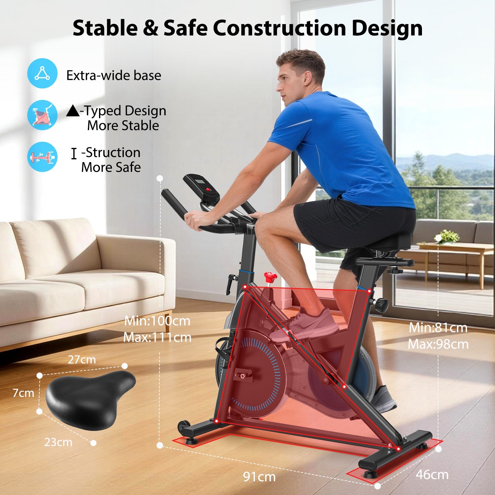 Wenoker Magnet-Heimtrainer JC302 (Blau)