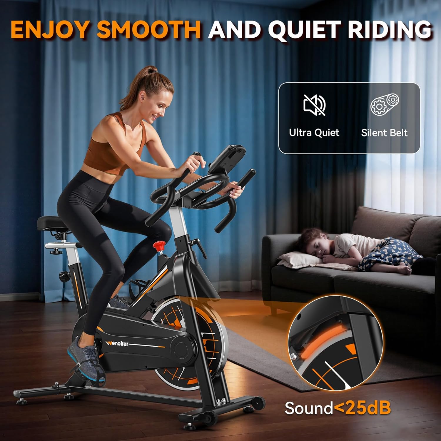 Wenoker Reibungswiderstands-Heimtrainer JC305w