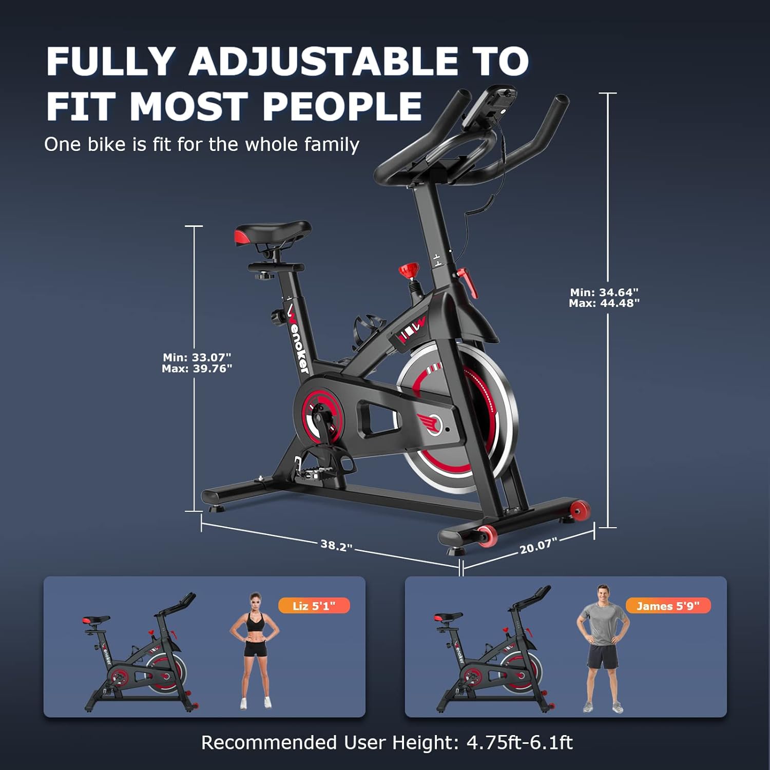 Wenoker JC303 Magnet-Heimtrainer