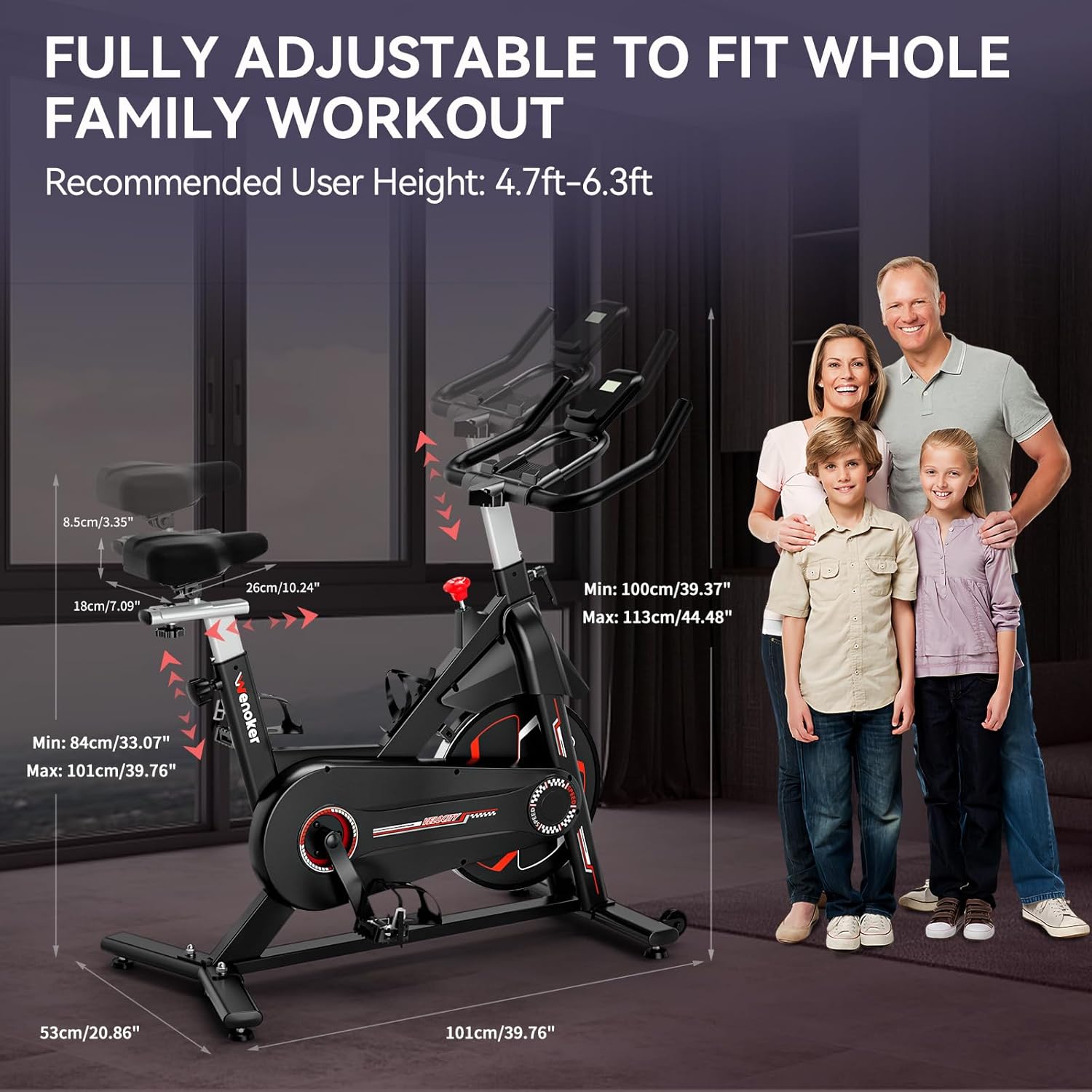 Wenoker JC306 Magnet-Heimtrainer