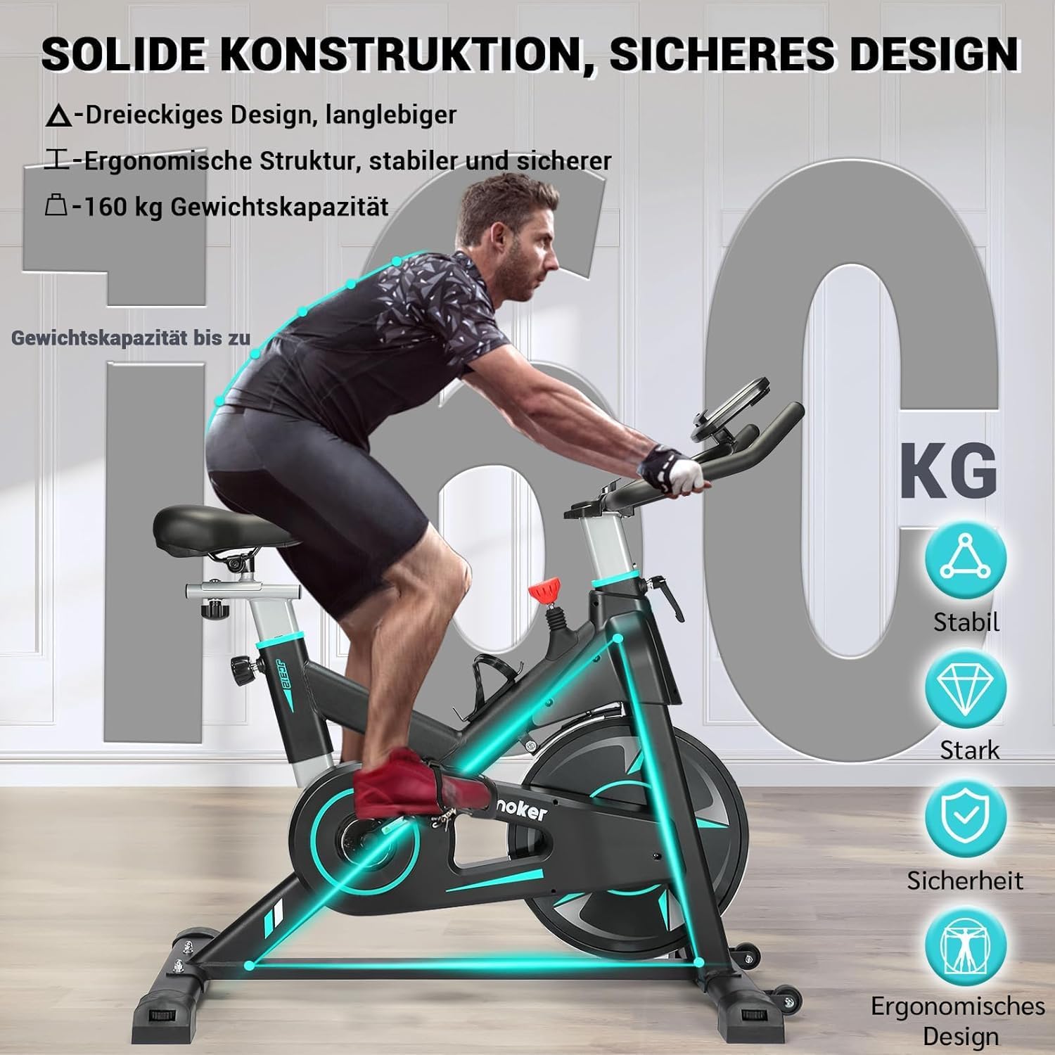 Wenoker Magnet-Heimtrainer JC312 (Blau)