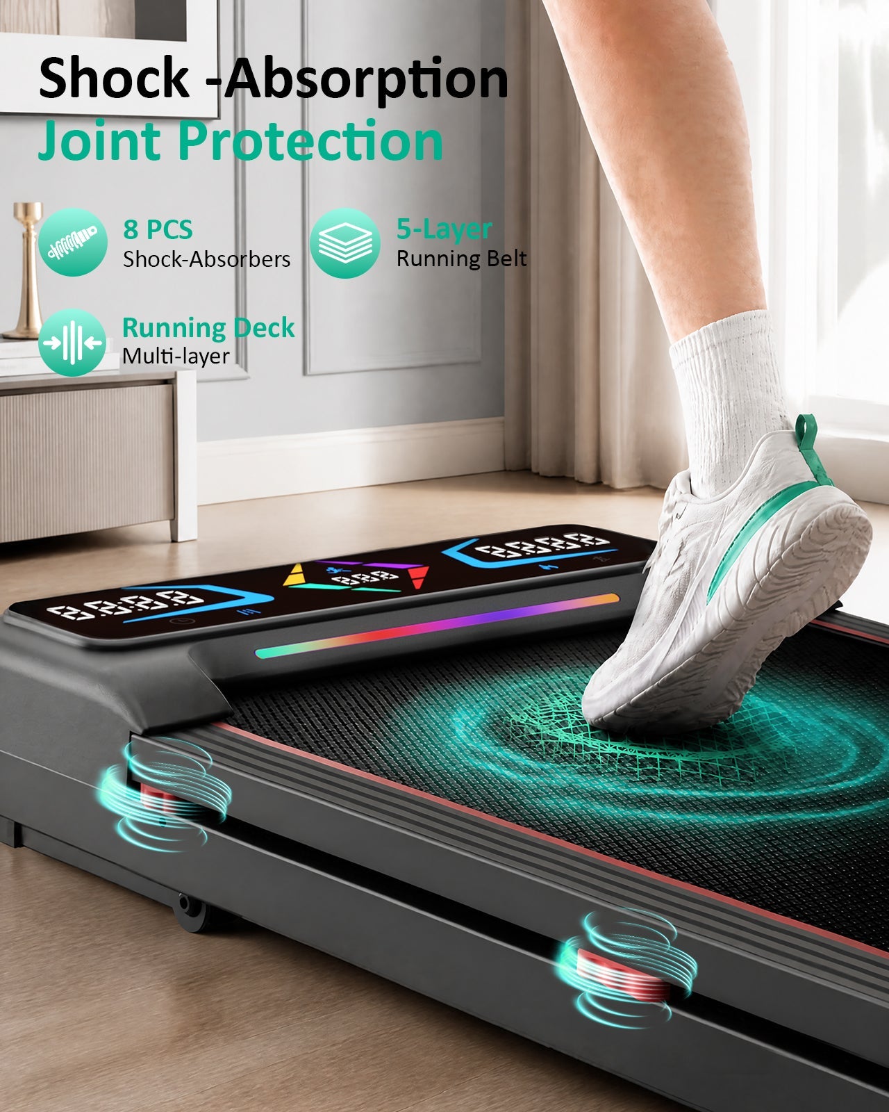 Wenoker A8 Walking Pad mit Steigung